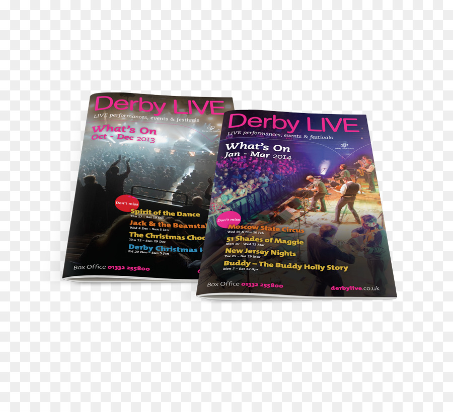 Derby Live Assembly Rooms Papier Visitenkarte Marketing