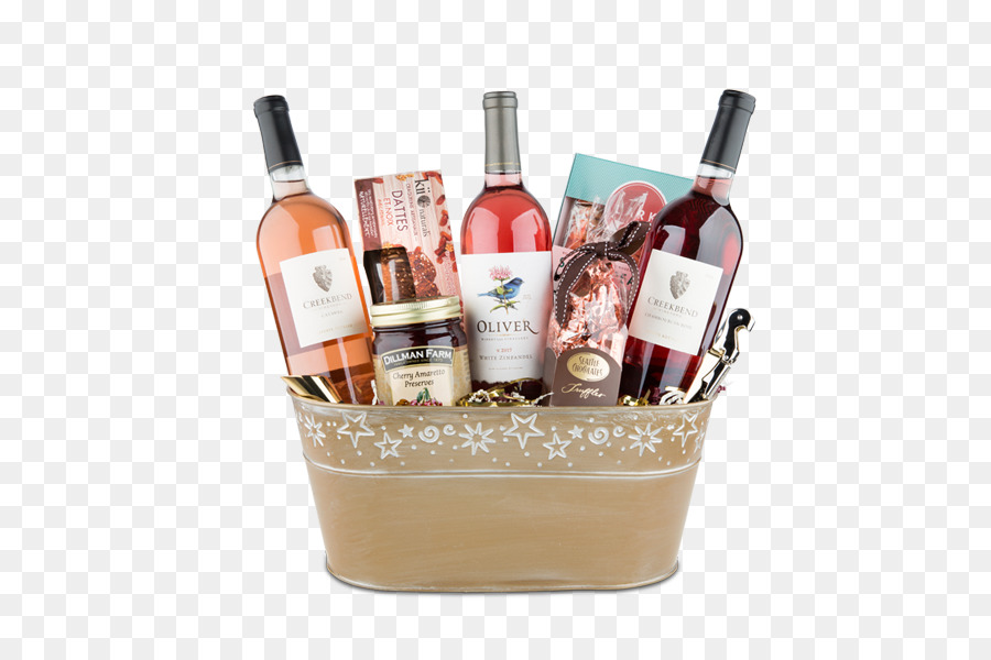 Oliver Winery Food Gift Baskets White Zinfandel Liqueur Hamper