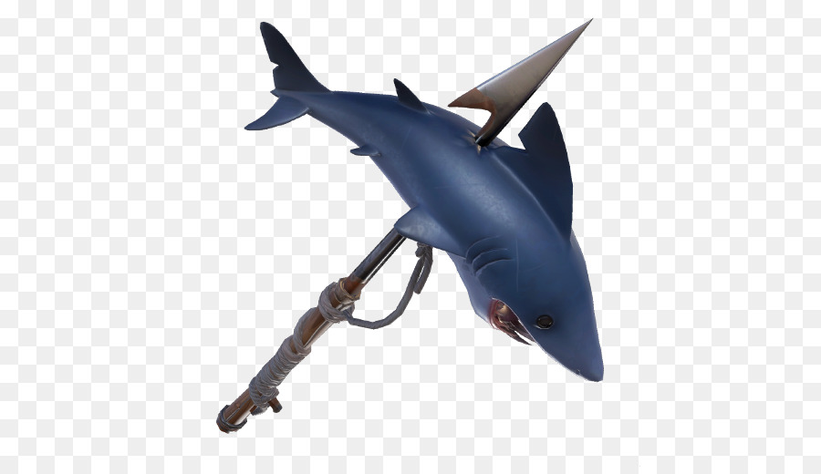 fortnite fortnite battle royale pickaxe shark fish png - fortnite shooting png