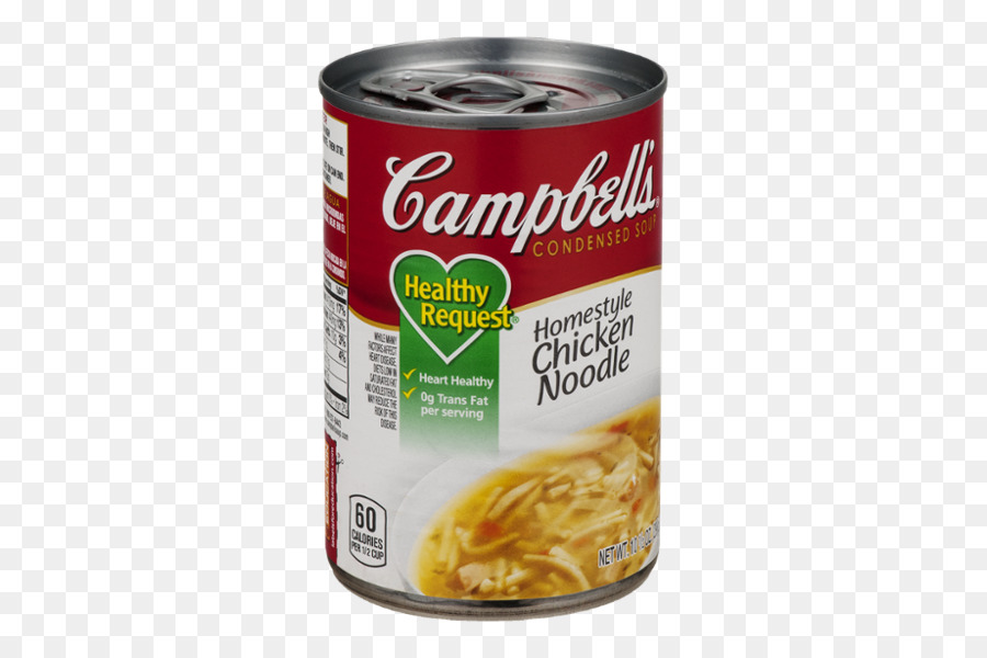 Resultado de imagen de sopa Campbell tomate, fideos de pollo y la crema de champiÃ±ones.