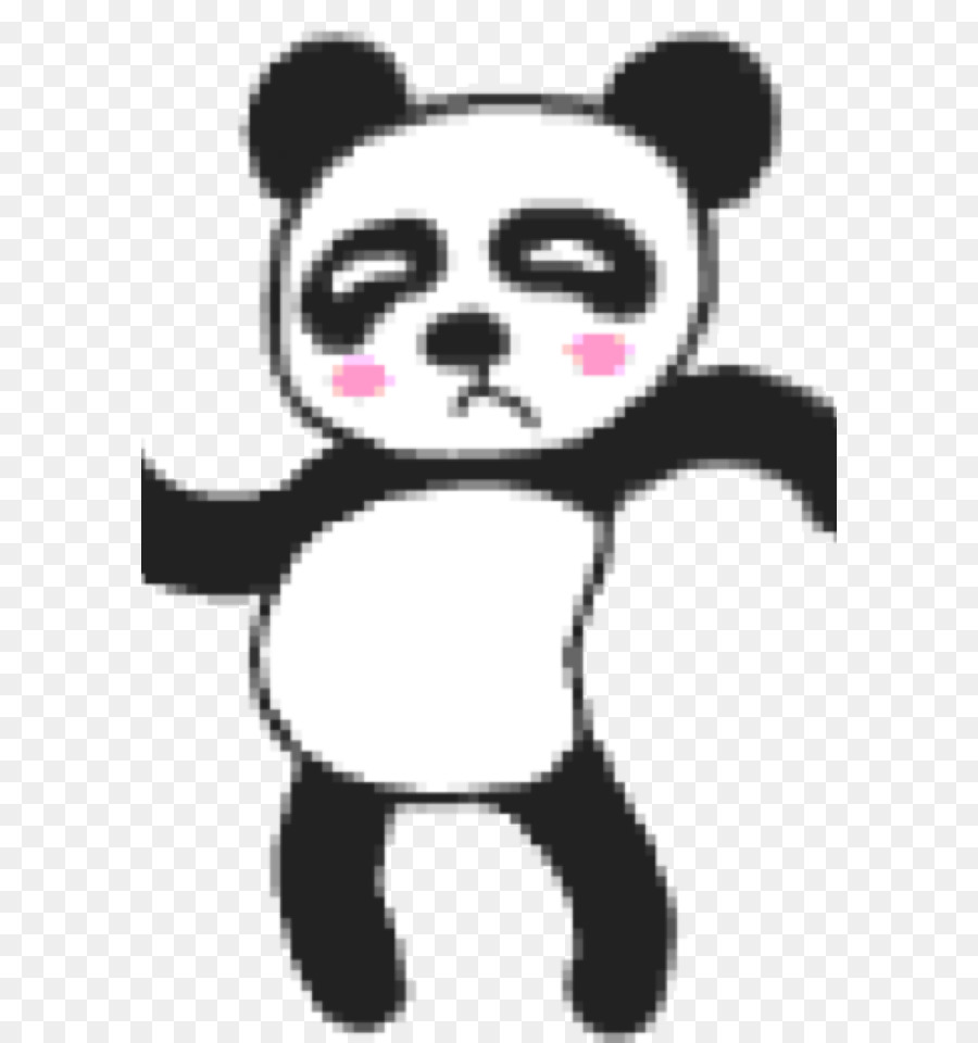 Giant Panda Animation Giphy Tenor Animation 640960 Transprent Png