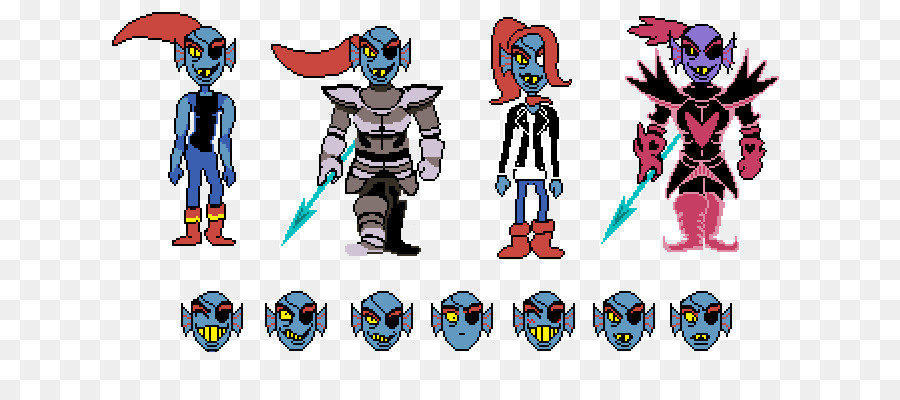 Undertale Sprite Undyne Video Game Sprite Png Download 690 395 - undyne roblox character