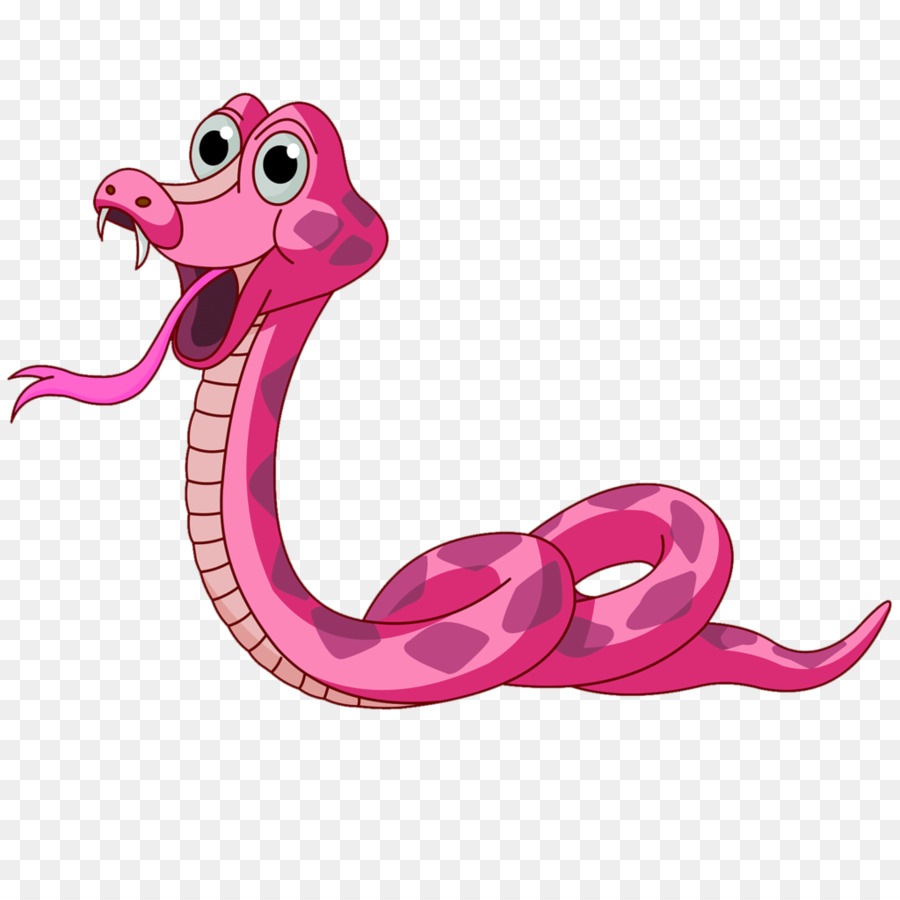 Ular King Cobra Clip Art Ular Unduh Pink Organisme Magenta