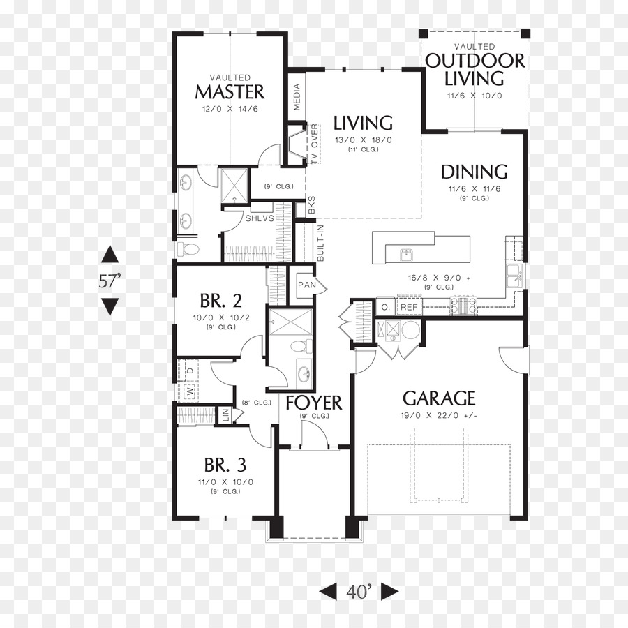 House Plan Floor Plan Storey Bedroom House Png Download