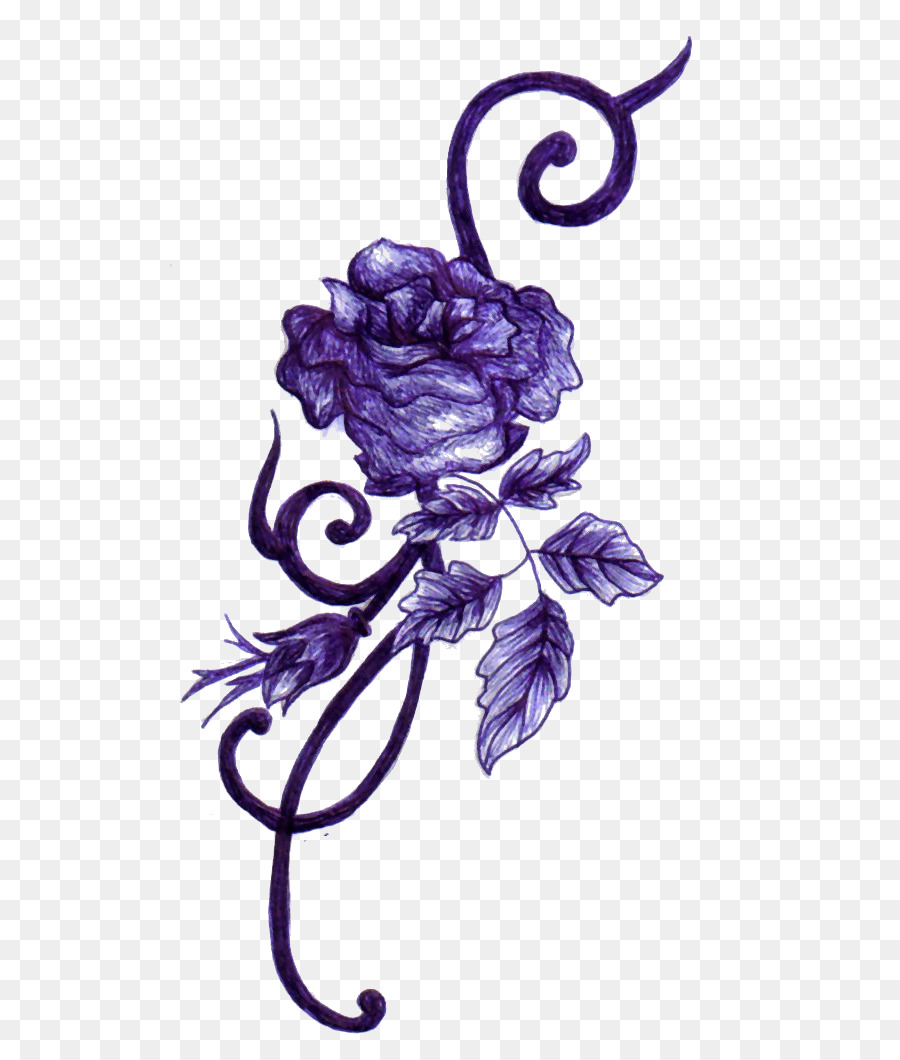 violet rose tattoo