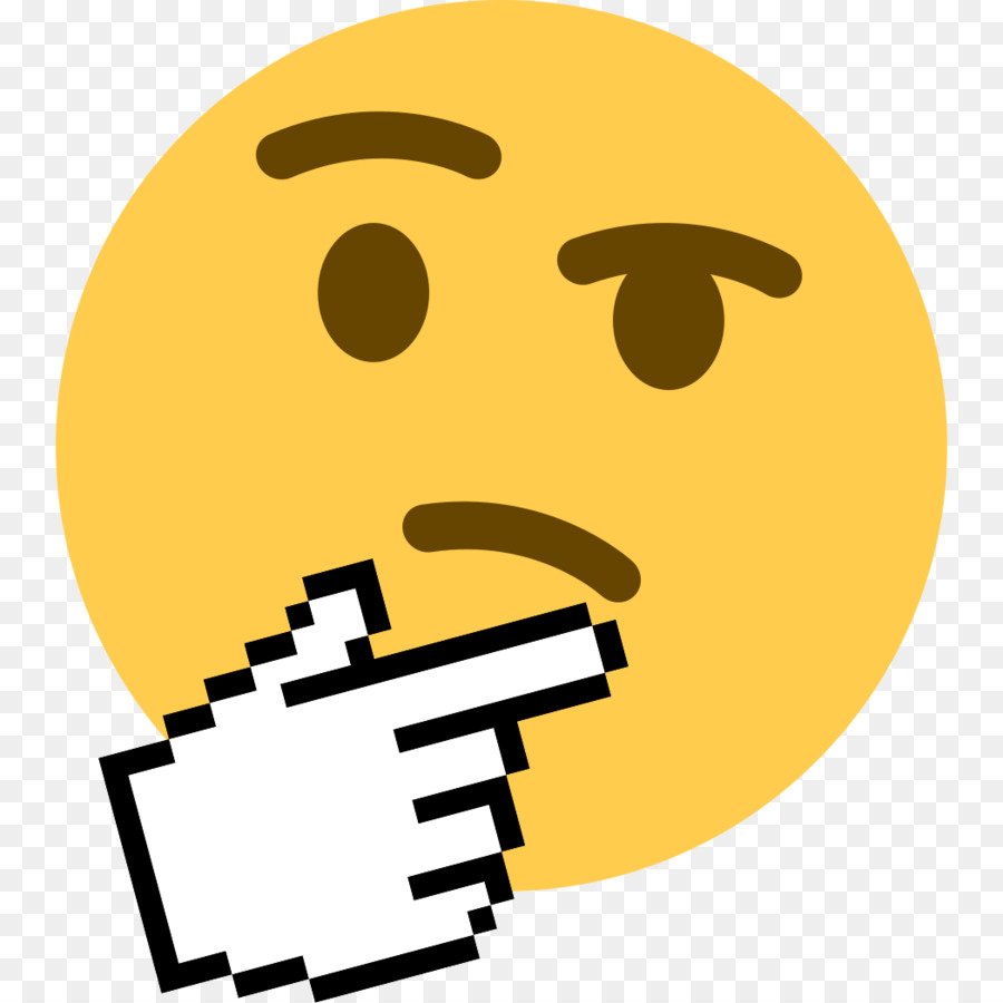 Emoji Discord Thought Sticker Feeling Emoji Discord Png Download