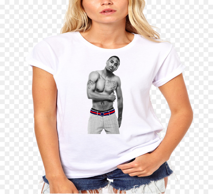 T-shirt Top Sleeve Blouse - Trey Songz png is about is about . 