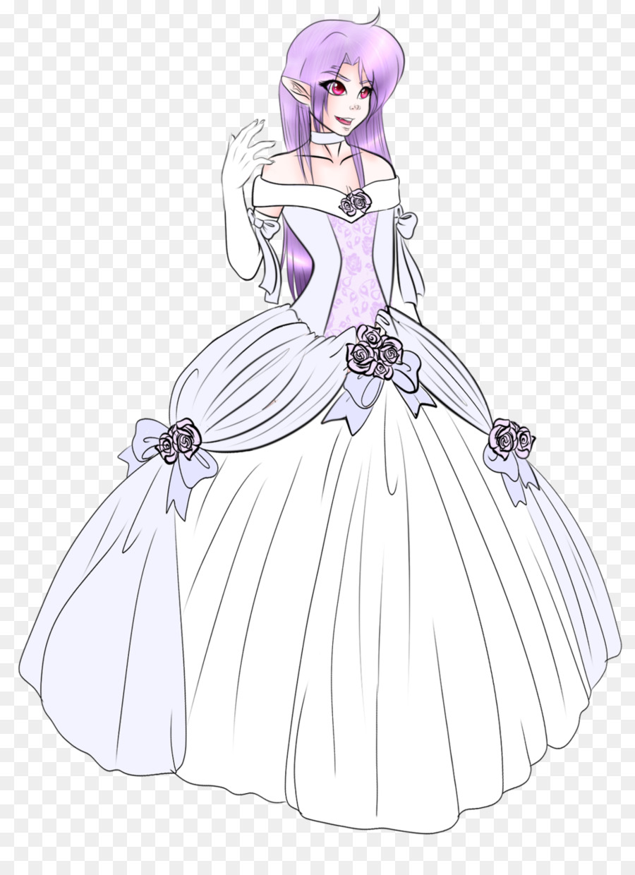 Gown Costume Design Sketch Designer Wedding Dress Png Download