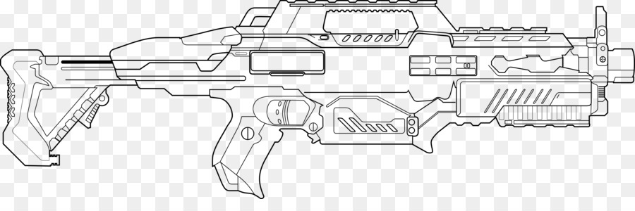 Nerf Blaster Arma canna di Fucile libro da Colorare - nerf pistola 7714