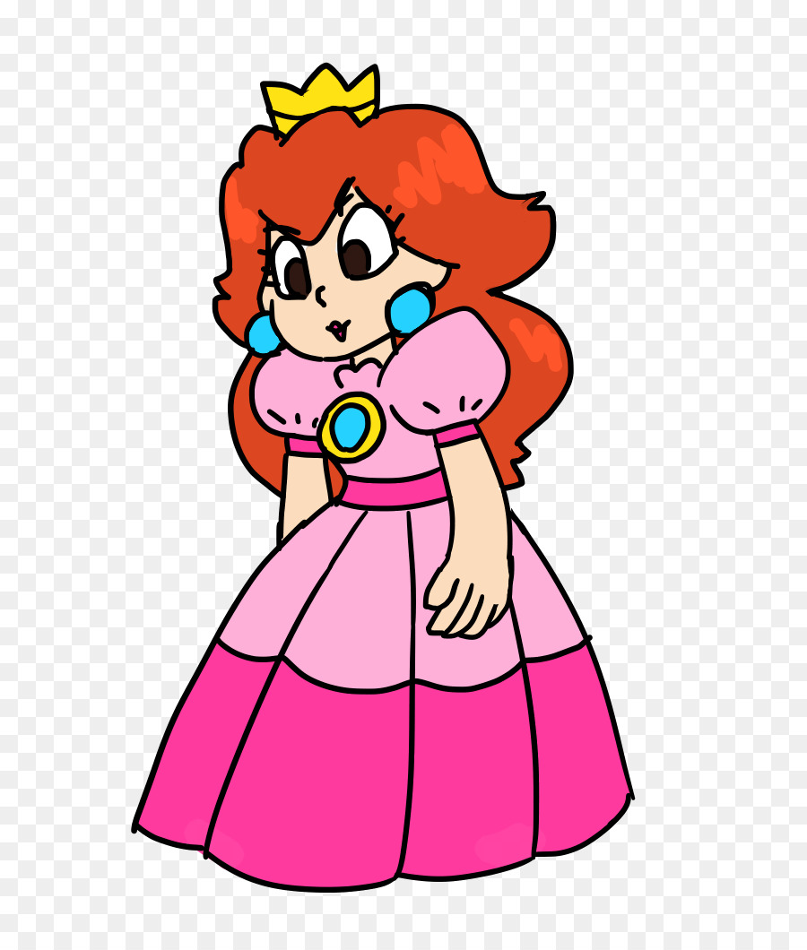 Kartun Princess Peach Fan Art Komik Kulat Unduh Pink Ekspresi