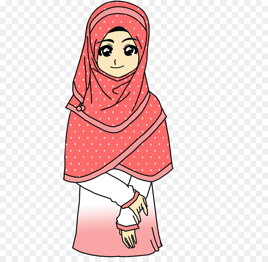 Muslim Islam Hijab Drawing Cartoon Islam Png Download 518865