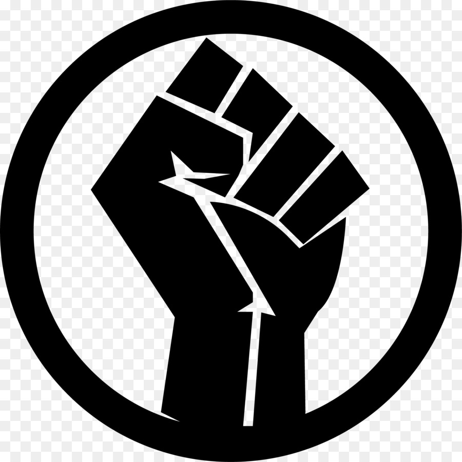 Raised fist Black Power African American - symbol png download - 2038