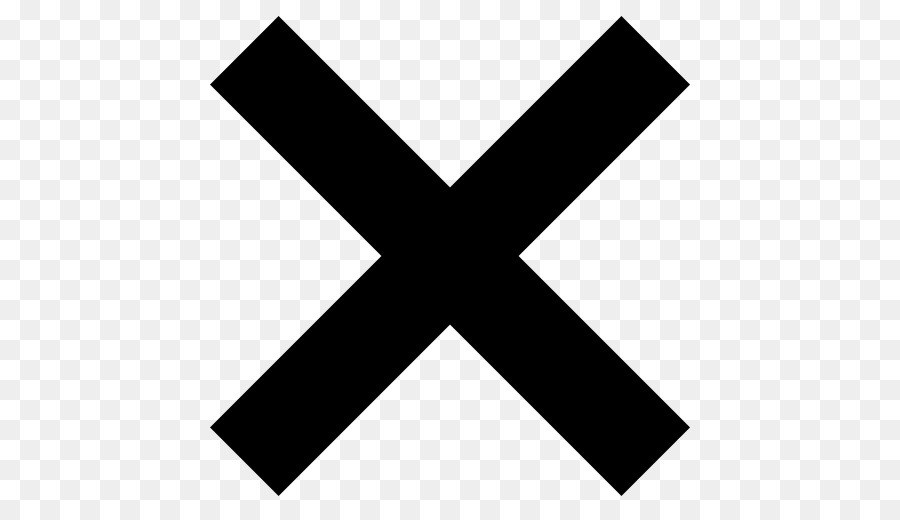 Sign Symbol X mark Check mark Christian cross - symbol png download