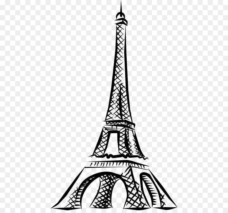  Menara  Eiffel  Menggambar Garis seni menara  eiffel  