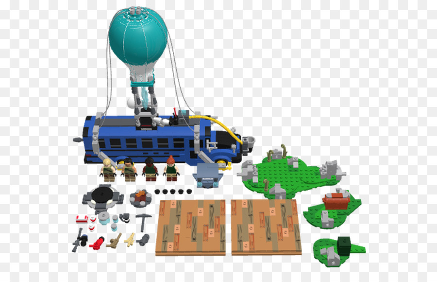lego fortnite battle royale bus technology machine png - lego fortnite battle royale game