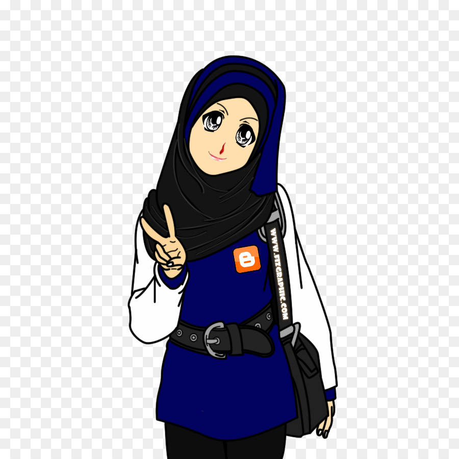 Muslim Cartoon Hijab Islam Islam Png Download 600900 Free