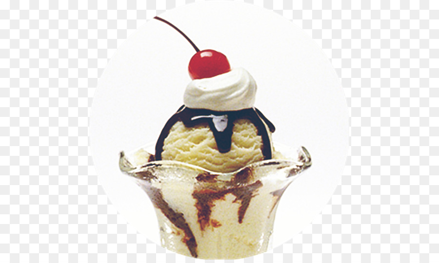 Transparent png image includes Sundae, Ice Cream, Milk, Dessert.