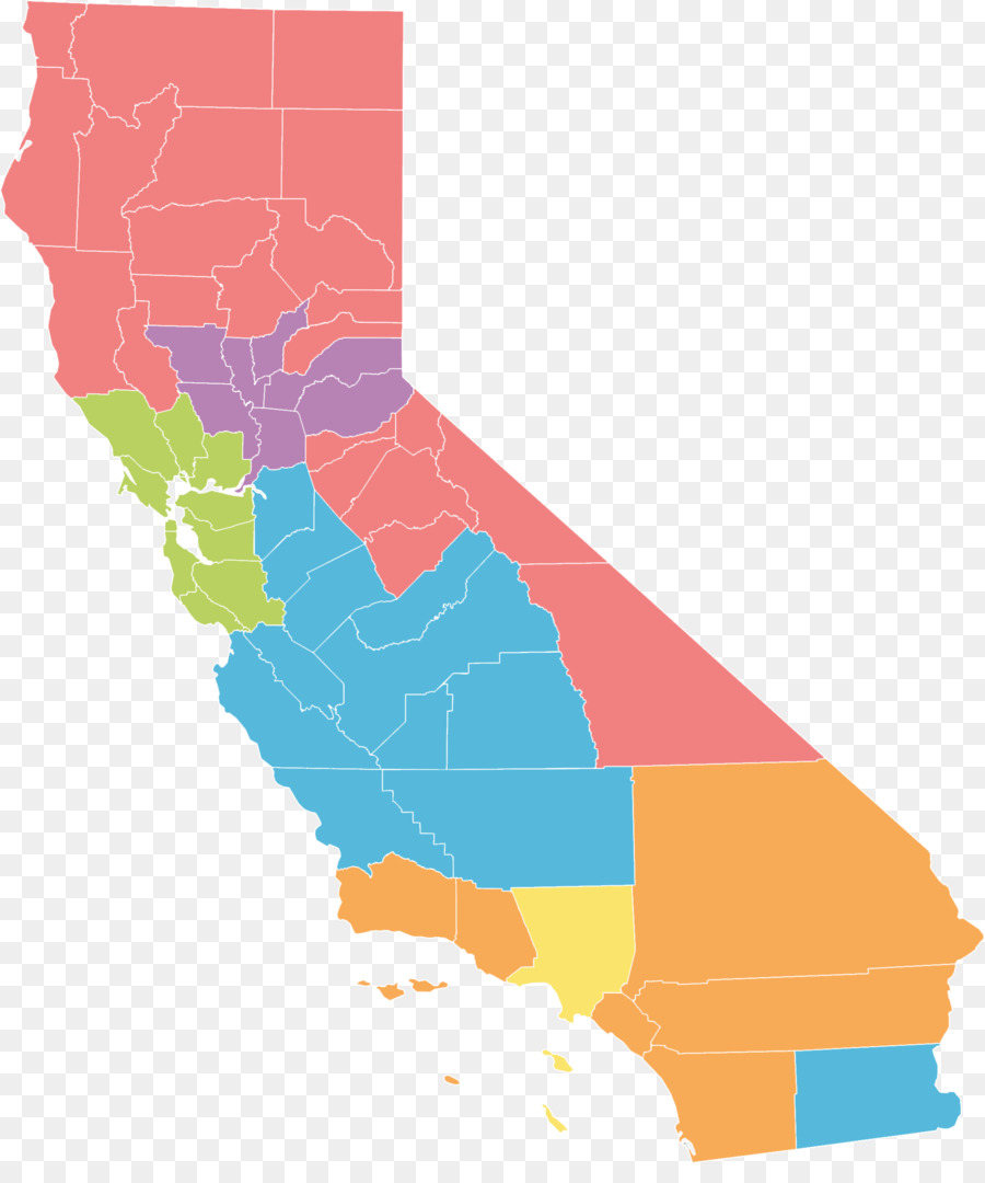 Southern California Cal 3 California Utara Peta Ukuran Surat