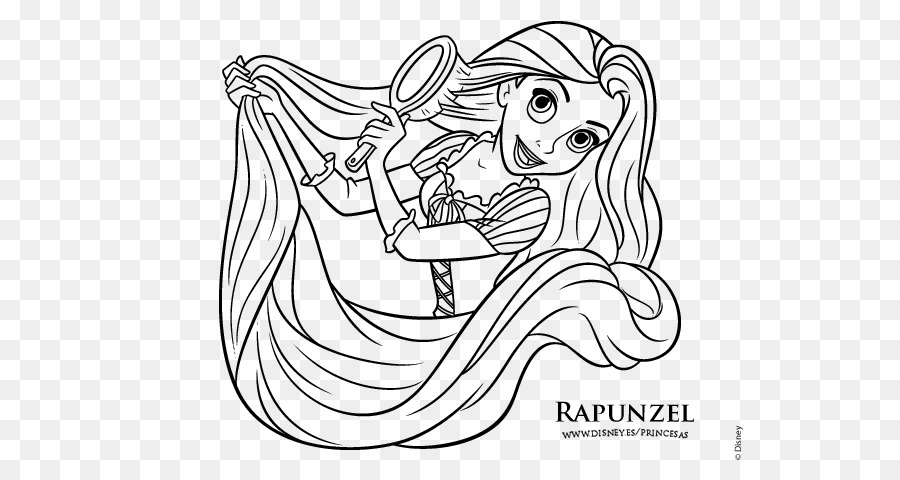 Mewarnai Gambar Princess Rapunzel 39 Paling Top Gamba