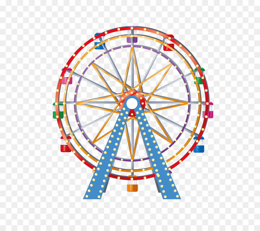 Ferris wheel Amusement park Car Clip art - car png download - 800*800 ...