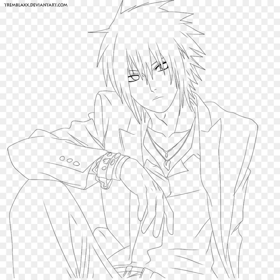 Sasuke Uchiha Line Art DeviantArt Sketsa Gambar Sasuke Uchiha