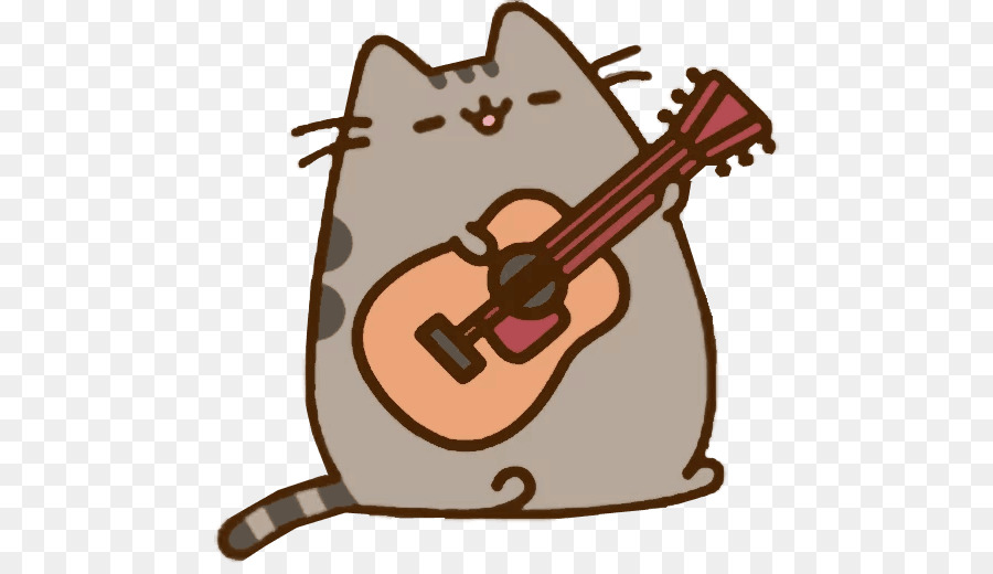 Cat Pusheen Guitar Kitten Cat png download 512 512 