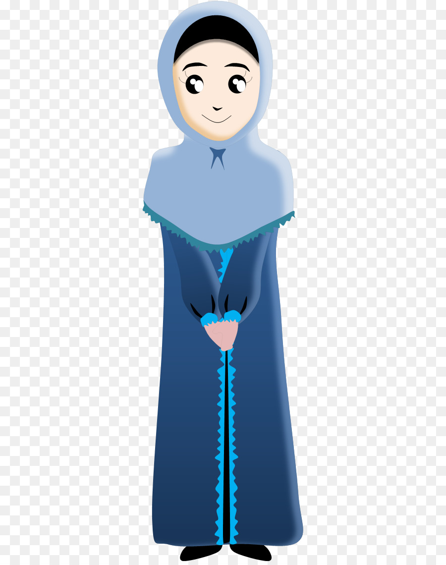 Muslim Doodle Islam Hijab Gambar Orang Png Download 3271133