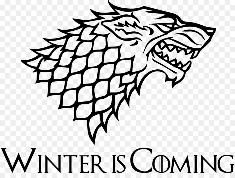 A Game of Thrones Bran Stark House Stark Decal - winter is coming png