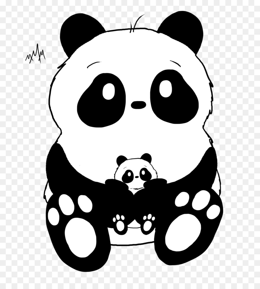 Giant Panda Bear Pandas Drawing Doodle Doodle Art Panda Png