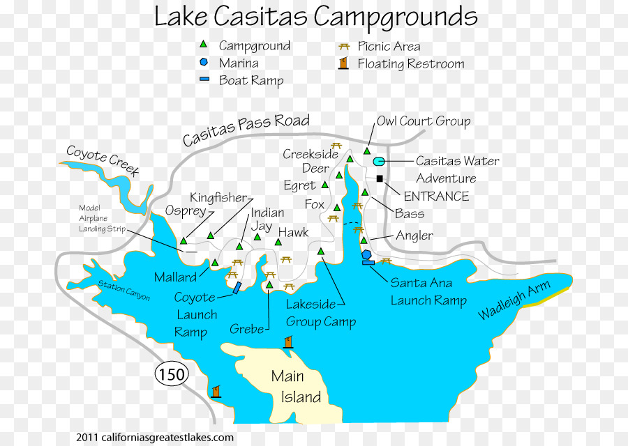 Cachuma Lake Camping Map | About Townsville