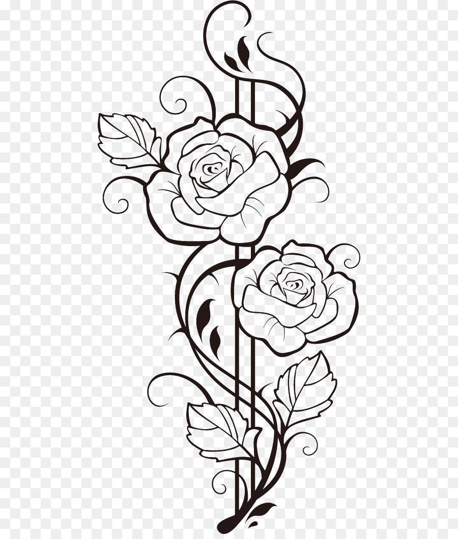 Stiker Bunga Mawar Gambar Desain Bunga Bunga Unduh Bunga Putih