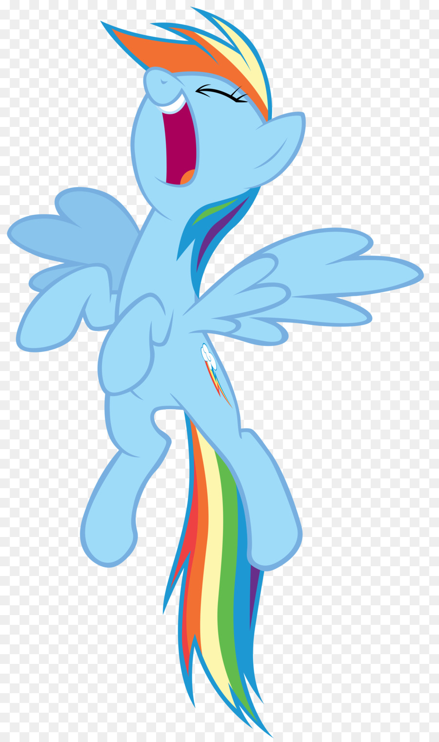 Pony Rainbow Dash Seni Digital Ilustrasi Kuda Unduh Bunga