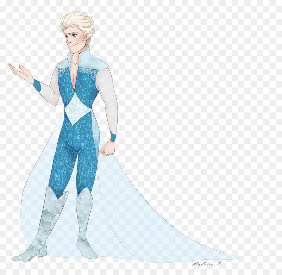 Kostum Ilustrasi Manusia Pakaian Microsoft Azure Elsa Png Unduh