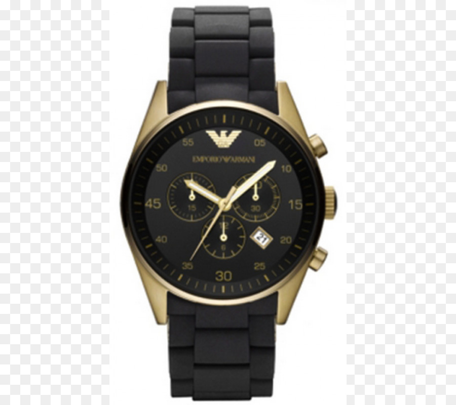 armani transparent watch