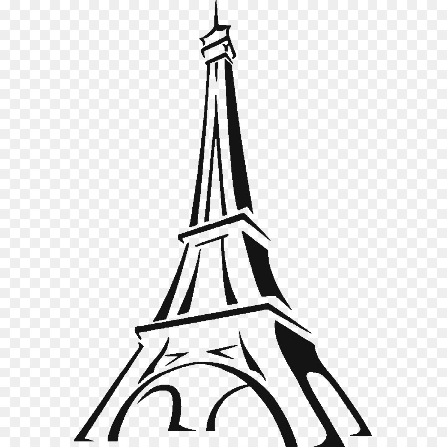 Menara Eiffel Menggambar Sketsa Png Unduh 563 798 Gambar