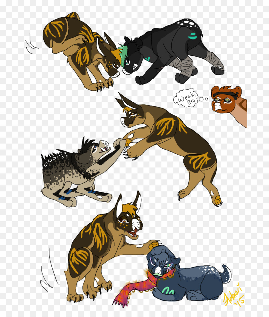 Tiger Cat Clip Art Ilustrasi Fauna Harimau Png Unduh 7551057