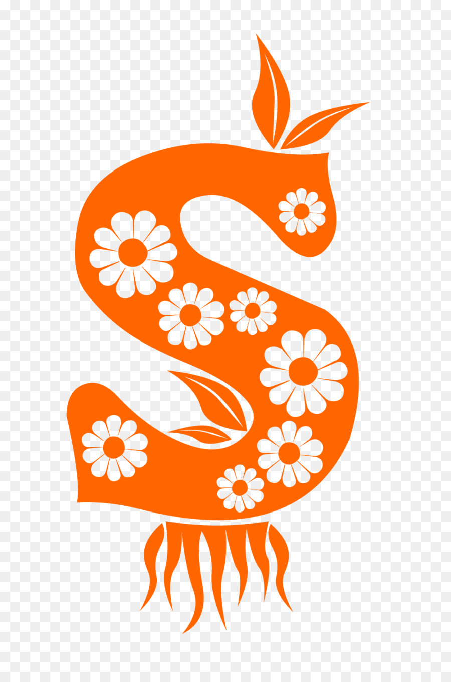 Letter S Floral Stylepng Others Png Download 10001500 Free