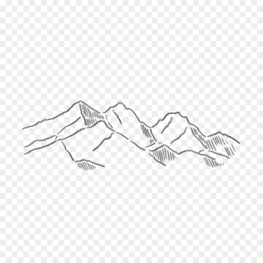 Gambar Sketsa Ilustrasi Gunung | Iluszi