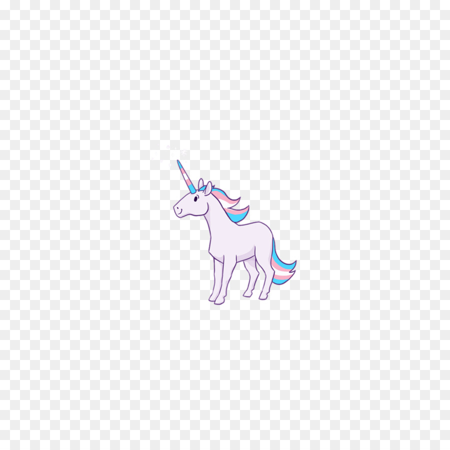 Unicorn Clip Art Desain Ilustrasi Baris Unicorn Unduh Putih