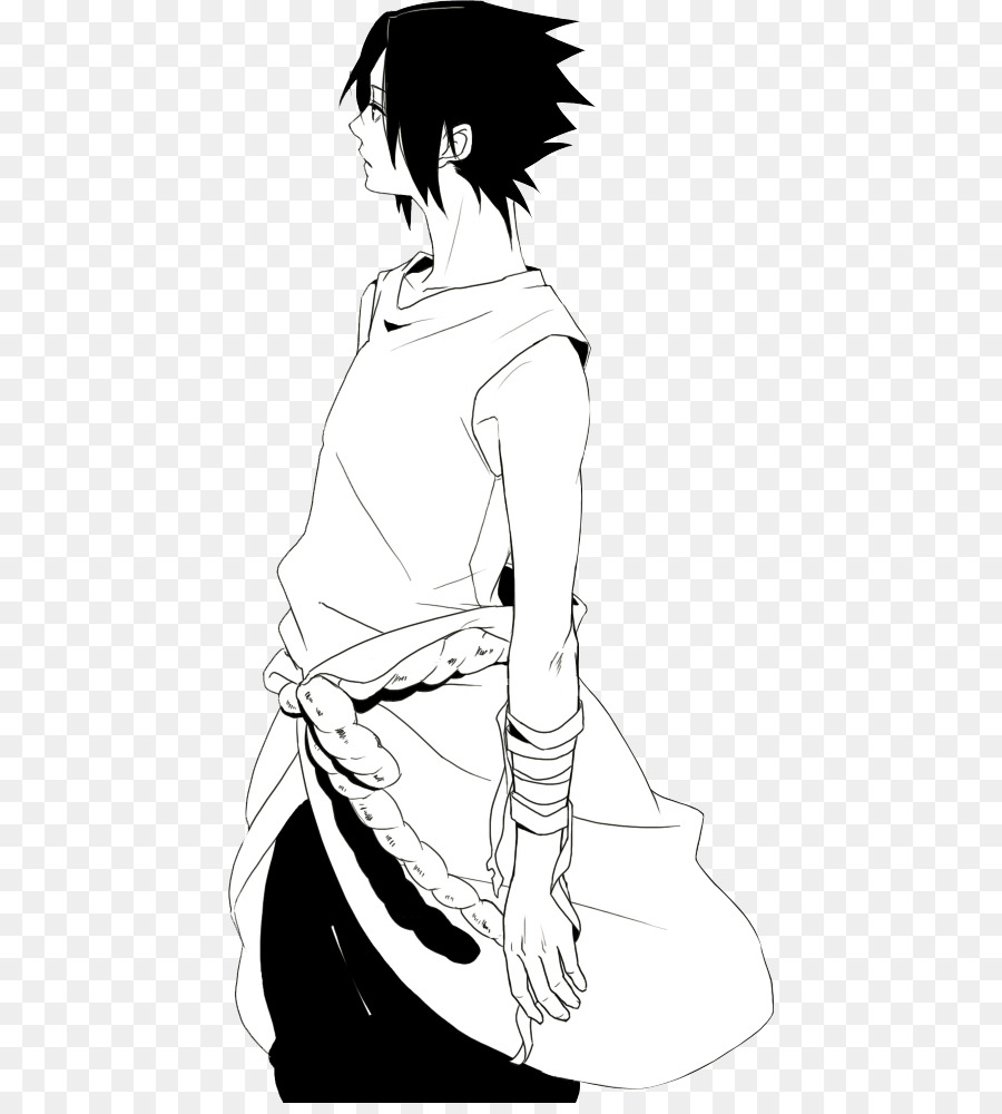 Sasuke Uchiha Hitam Dan Putih Pixiv Gambar Sakura Haruno Naruto