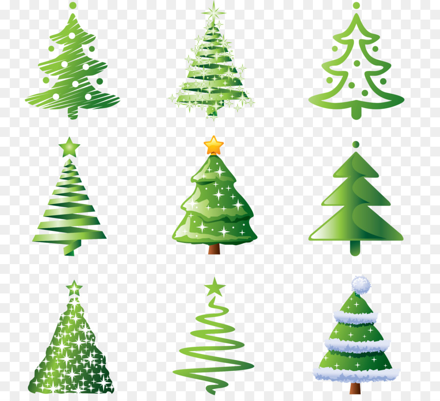 Vector Graphics Christmas Tree Christmas Day Clip Art