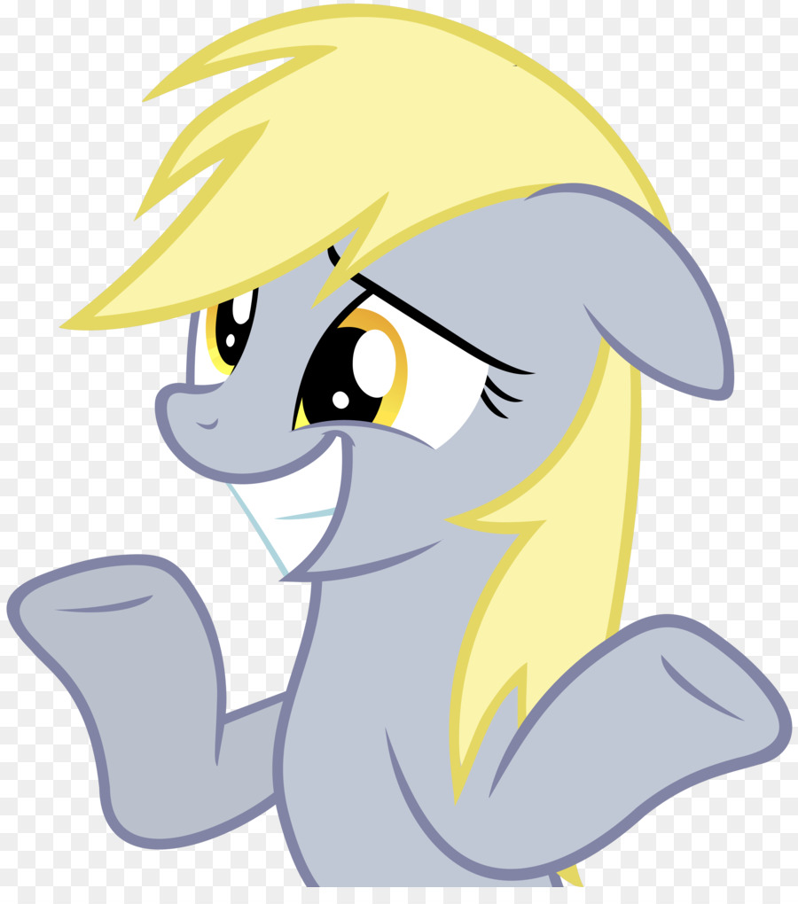 Klip Seni Ilustrasi Derpy Hooves Kuda Gambar Derpy Wajah Tersenyum