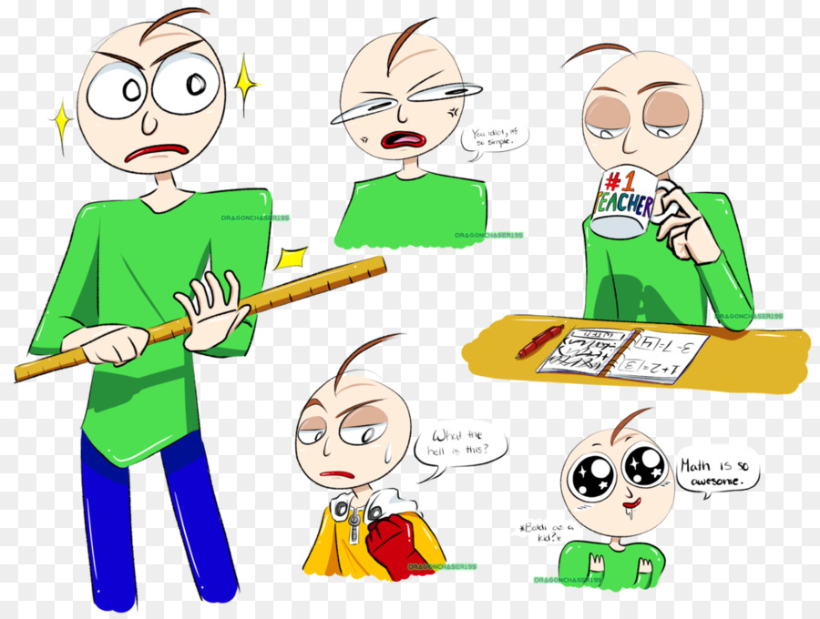 Drawing Illustration Fan Art Deviantart - Baldi's Basics Png Download 