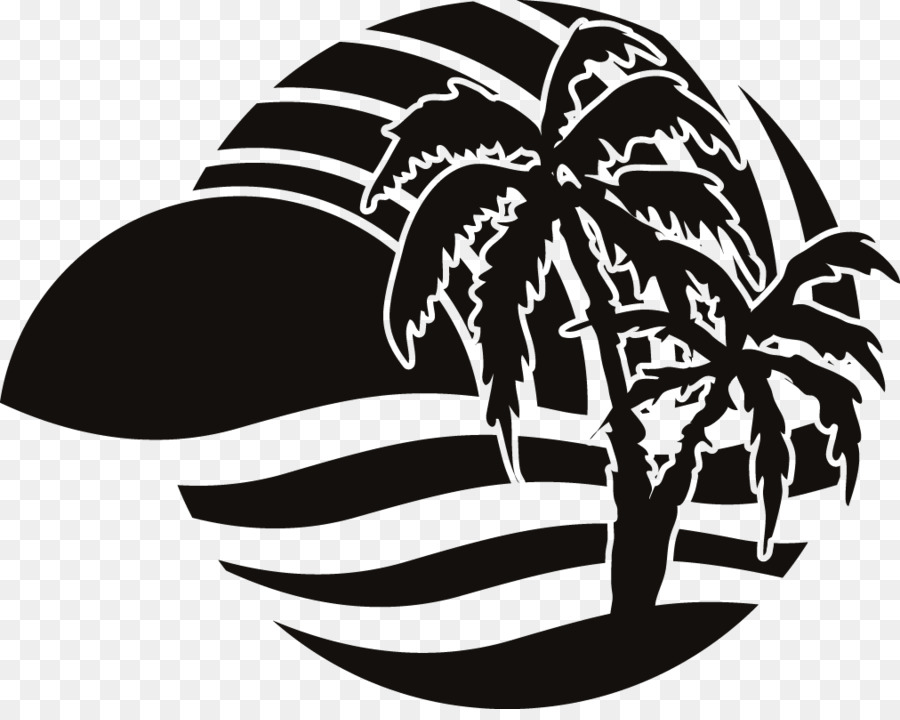 Logo Pantai  Hitam  Putih  tukangpantai 