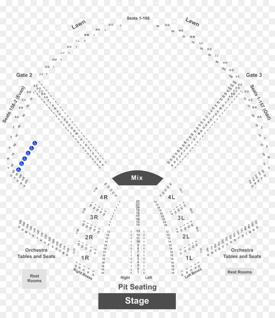 Chastain Park Seating Chart Pdf