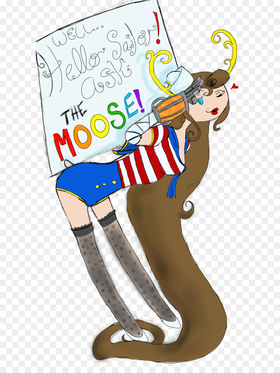 Moose Sailor Moon Clip Art Hewan Ilustrasi Gaya Rambut Terburuk
