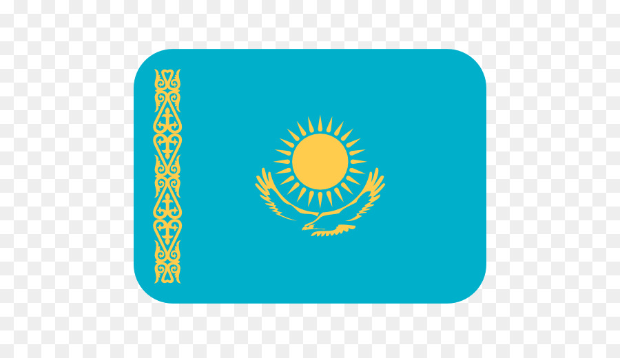Bendera Kazakhstan Grafis Vektor Ilustrasi Emoji Emoji