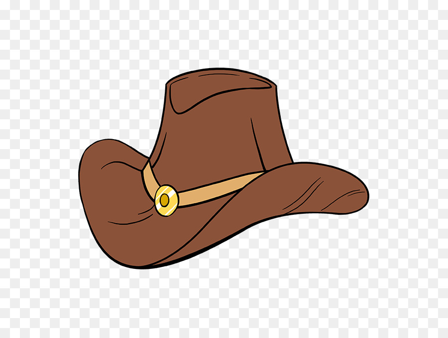 Cartoon Drawing Of A Cowboy Hat Drawing Art Ideas