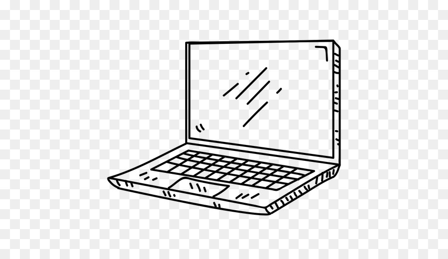Line Drawing Of Laptop Computer